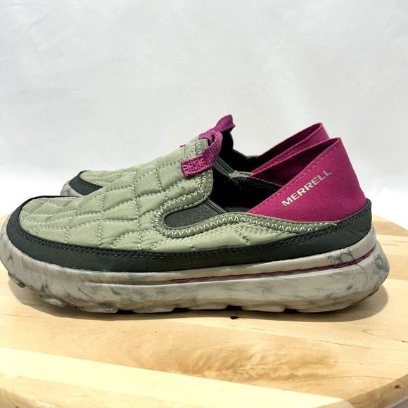 Merrell Gray and Pink Quilted Flats NWOT - Picture 5 of 11